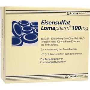 Eisensulfat Lomapharm 100mg, 100 ST