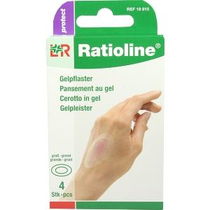 Ratioline protect Gelpflaster groß, 4 ST