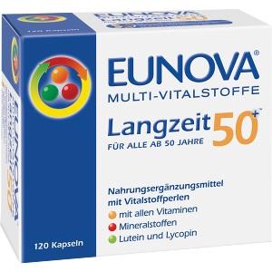 Eunova Multi-Vitalstoffe Langzeit 50 Plus, 120 ST