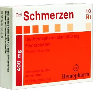 Ibu-Hemopharm akut 400mg Filmtabletten, 10 ST