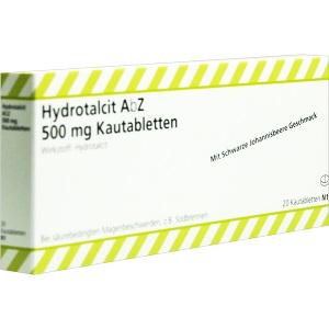 Hydrotalcit AbZ 500 mg Kautabletten, 20 ST