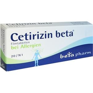 Cetirizin beta, 20 ST