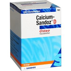 Calcium-Sandoz D Osteo Kautablette, 100 ST