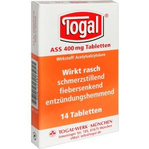 Togal ASS 400mg Tabletten, 14 ST