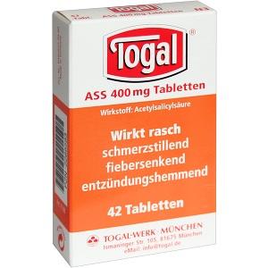 Togal ASS 400mg Tabletten, 42 ST