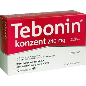 Tebonin Konzent 240 mg, 80 ST