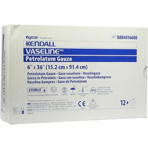 Vaseline-Gaze Peelpackung 15x91cm, 12 ST
