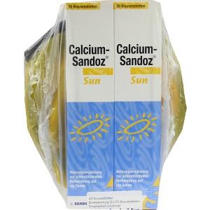 Calcium-Sandoz Sun Brausetabletten, 2x20 ST