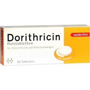DORITHRICIN HALSTABLETTEN, 20 ST