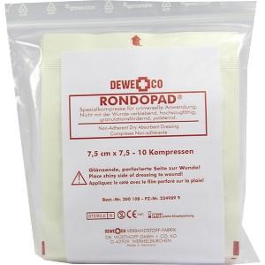 RONDOPAD SPEZ KOMPR7.5X7.5, 10 ST