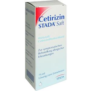Cetirizin STADA Saft 10mg/10ml Lösung z Einnehmen, 75 ML