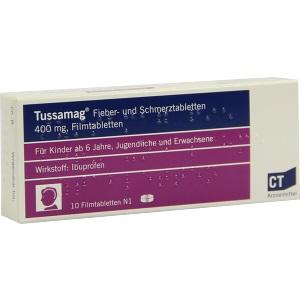 Tussamag Fieber- und Schmerztabletten, 10 ST