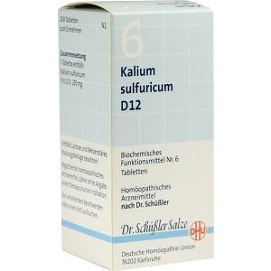 BIOCHEMIE DHU 6 KALIUM SULFURICUM D12, 200 ST