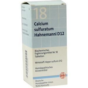 BIOCHEMIE DHU 18 CALCIUM SULFURATUM HAHNEMANNI D12, 200 ST