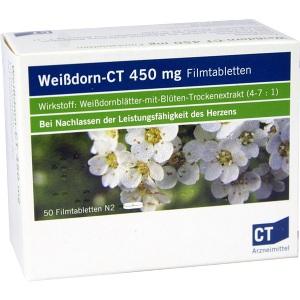 Weißdorn - CT 450mg Filmtabletten, 50 ST