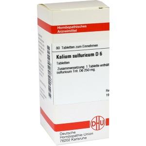 KALIUM SULFURICUM D 6, 80 ST