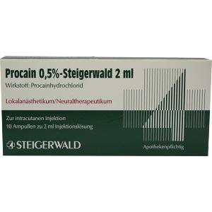 PROCAIN 0.5% STEIGERWALD, 10x2 ML
