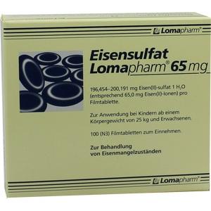 Eisensulfat Lomapharm 65mg, 100 ST