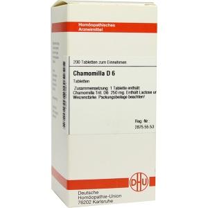 CHAMOMILLA D 6, 200 ST