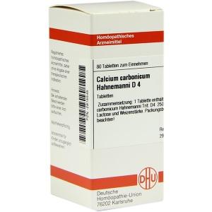 CALCIUM CARB HAHNEM D 4, 80 ST