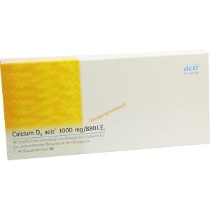 Calcium D3 acis 1000mg/880I.E., 40 ST