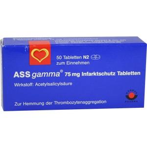 ASS-gamma 75mg Tabletten, 50 ST
