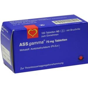 ASS-gamma 75mg Tabletten, 100 ST