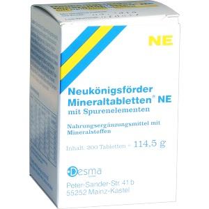 Neukönigsförder Mineraltabletten NE, 200 ST