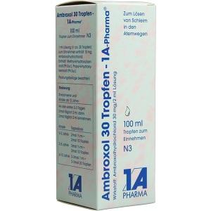 Ambroxol 30 Tropfen-1A Pharma, 100 ML