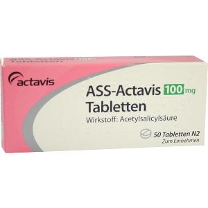 ASS-Actavis 100mg Tabletten, 50 ST