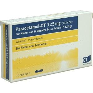 paracetamol - ct 125mg Zäpfchen, 10 ST