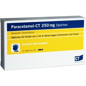 paracetamol - ct 250mg Zäpfchen, 10 ST
