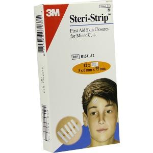 Steri Strip steril 1541P 6x75mm, 12x3 ST