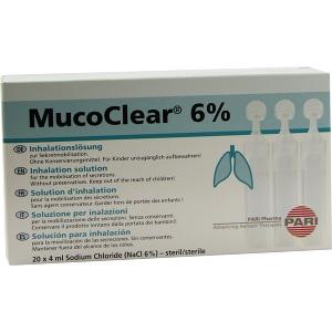 MucoClear 6% NaCl Inhalationslösung, 20x4 ML