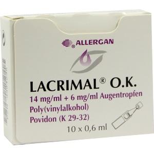 Lacrimal O.K. ohne Konservierungsstoffe, 10x0.6 ML