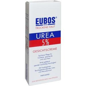 EUBOS Trockene Haut Urea 5% Gesichtscreme, 50 ML