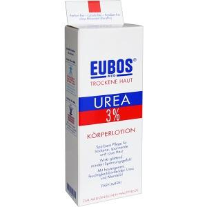 EUBOS Trockene Haut Urea 3% Körperlotion, 200 ML