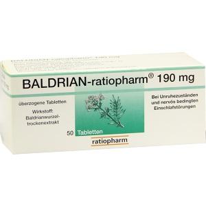 BALDRIAN-ratiopharm 190 mg, 50 ST