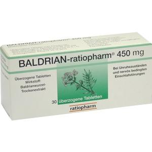 Baldrian-ratiopharm 450mg, 30 ST