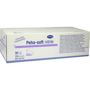 Peha-soft nitrile Untersuch.handsch. M unst.pudfr., 100 ST
