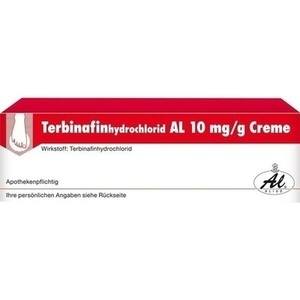 Terbinafinhydrochlorid AL 10mg/g Creme, 30 G