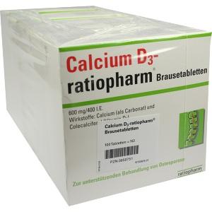 Calcium D3-ratiopharm Brausetabletten, 100 ST