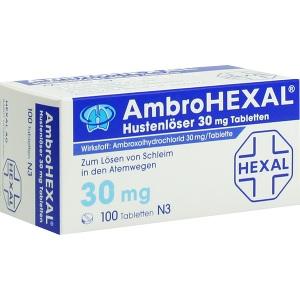 AmbroHEXAL Hustenlöser 30mg Tabletten, 100 ST