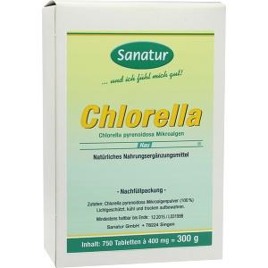 Chlorella 100% Hau 400mg NF, 750 ST