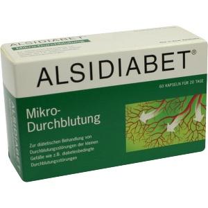 ALSIDIABET Diabetiker Mikro-Durchblutung, 60 ST