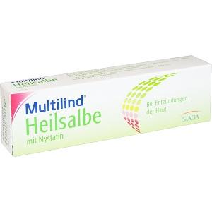 MULTILIND Heilsalbe mit Nystatin u. Zinkoxid, 25 G