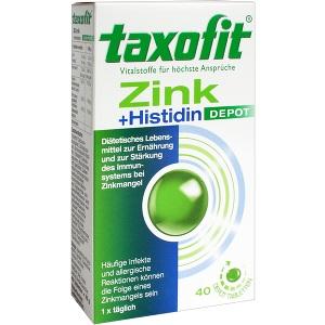 taxofit Zink + Histidin DEPOT Tabletten, 40 ST