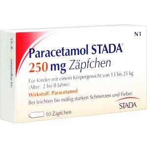 Paracetamol STADA 250mg Zäpfchen, 10 ST