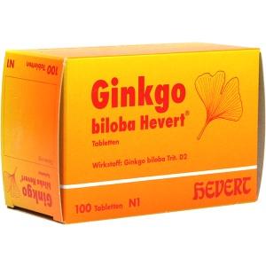 Ginkgo biloba Hevert Tabletten, 100 ST