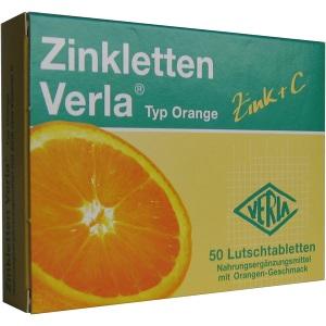 Zinkletten Verla Orange, 50 ST